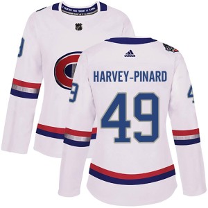 Women's Montreal Canadiens Rafael Harvey-Pinard Adidas Authentic 2017 100 Classic Jersey - White
