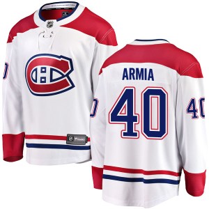 Men's Montreal Canadiens Joel Armia Fanatics Branded Breakaway Away Jersey - White