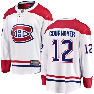 Men's Montreal Canadiens Yvan Cournoyer Fanatics Branded Breakaway Away Jersey - White