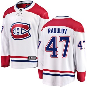 Men's Montreal Canadiens Alexander Radulov Fanatics Branded Breakaway Away Jersey - White