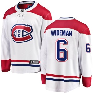Men's Montreal Canadiens Chris Wideman Fanatics Branded Breakaway Away Jersey - White