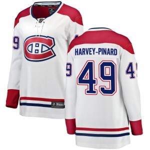 Women's Montreal Canadiens Rafael Harvey-Pinard Fanatics Branded Breakaway Away Jersey - White