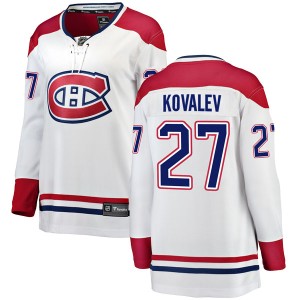 Women's Montreal Canadiens Alexei Kovalev Fanatics Branded Breakaway Away Jersey - White