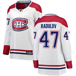 Women's Montreal Canadiens Alexander Radulov Fanatics Branded Breakaway Away Jersey - White