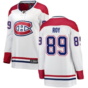 Women's Montreal Canadiens Joshua Roy Fanatics Branded Breakaway Away Jersey - White