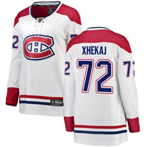 Women's Montreal Canadiens Arber Xhekaj Fanatics Branded Breakaway Away Jersey - White