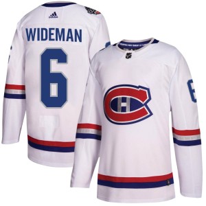 Men's Montreal Canadiens Chris Wideman Adidas Authentic 2017 100 Classic Jersey - White
