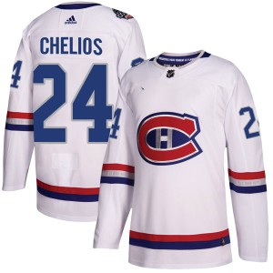 Youth Montreal Canadiens Chris Chelios Adidas Authentic 2017 100 Classic Jersey - White
