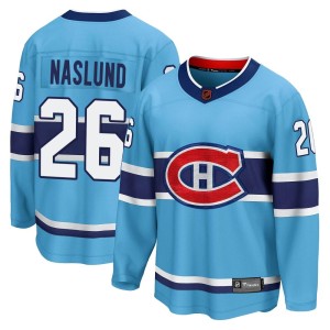 Men's Montreal Canadiens Mats Naslund Fanatics Branded Breakaway Special Edition 2.0 Jersey - Light Blue