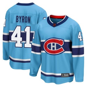 Youth Montreal Canadiens Paul Byron Fanatics Branded Breakaway Special Edition 2.0 Jersey - Light Blue