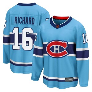 Youth Montreal Canadiens Henri Richard Fanatics Branded Breakaway Special Edition 2.0 Jersey - Light Blue