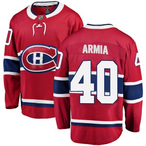 Men's Montreal Canadiens Joel Armia Fanatics Branded Breakaway Home Jersey - Red