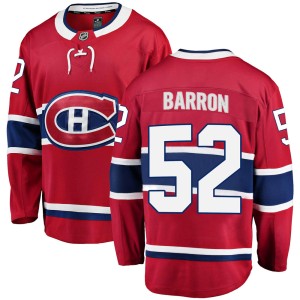 Men's Montreal Canadiens Justin Barron Fanatics Branded Breakaway Home Jersey - Red