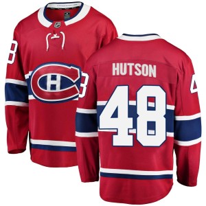 Men's Montreal Canadiens Lane Hutson Fanatics Branded Breakaway Home Jersey - Red
