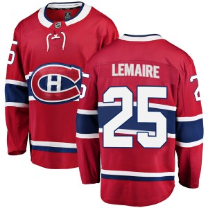 Men's Montreal Canadiens Jacques Lemaire Fanatics Branded Breakaway Home Jersey - Red