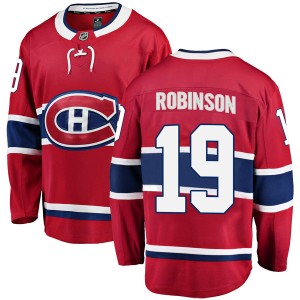 Men's Montreal Canadiens Larry Robinson Fanatics Branded Breakaway Home Jersey - Red