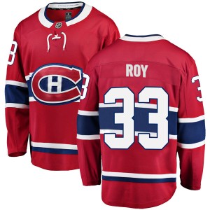 Men's Montreal Canadiens Patrick Roy Fanatics Branded Breakaway Home Jersey - Red