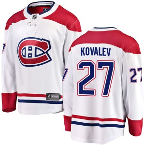 Youth Montreal Canadiens Alexei Kovalev Fanatics Branded Breakaway Away Jersey - White