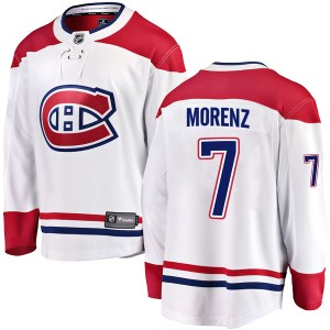 Youth Montreal Canadiens Howie Morenz Fanatics Branded Breakaway Away Jersey - White