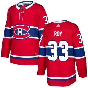 Men's Montreal Canadiens Patrick Roy Adidas Authentic Home Jersey - Red