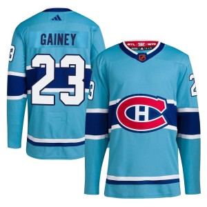 Men's Montreal Canadiens Bob Gainey Adidas Authentic Reverse Retro 2.0 Jersey - Light Blue
