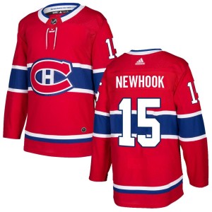 Youth Montreal Canadiens Alex Newhook Adidas Authentic Home Jersey - Red