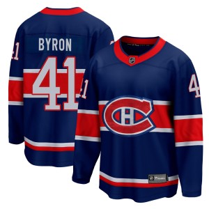 Youth Montreal Canadiens Paul Byron Fanatics Branded Breakaway 2020/21 Special Edition Jersey - Blue