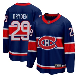 Youth Montreal Canadiens Ken Dryden Fanatics Branded Breakaway 2020/21 Special Edition Jersey - Blue