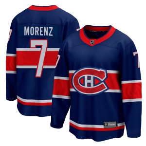 Youth Montreal Canadiens Howie Morenz Fanatics Branded Breakaway 2020/21 Special Edition Jersey - Blue