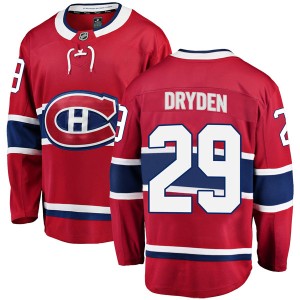 Youth Montreal Canadiens Ken Dryden Fanatics Branded Breakaway Home Jersey - Red