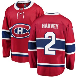 Youth Montreal Canadiens Doug Harvey Fanatics Branded Breakaway Home Jersey - Red