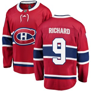 Youth Montreal Canadiens Maurice Richard Fanatics Branded Breakaway Home Jersey - Red