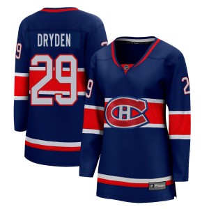 Women's Montreal Canadiens Ken Dryden Fanatics Branded Breakaway 2020/21 Special Edition Jersey - Blue