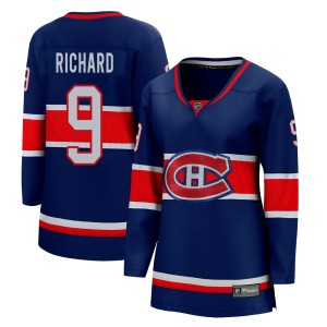 Women's Montreal Canadiens Maurice Richard Fanatics Branded Breakaway 2020/21 Special Edition Jersey - Blue
