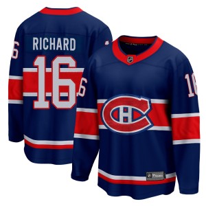 Men's Montreal Canadiens Henri Richard Fanatics Branded Breakaway 2020/21 Special Edition Jersey - Blue