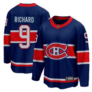 Men's Montreal Canadiens Maurice Richard Fanatics Branded Breakaway 2020/21 Special Edition Jersey - Blue