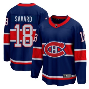 Men's Montreal Canadiens Serge Savard Fanatics Branded Breakaway 2020/21 Special Edition Jersey - Blue