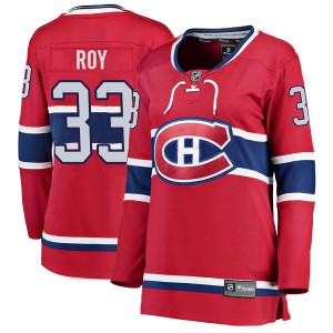 Women's Montreal Canadiens Patrick Roy Fanatics Branded Breakaway Home Jersey - Red