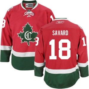 Men's Montreal Canadiens Serge Savard Reebok Authentic New CD Jersey - Red